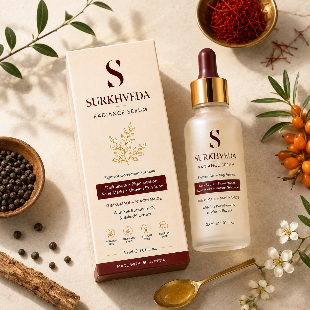 Last SURKHVEDA Radiance Serum SURKHVEDA Radiance Serum